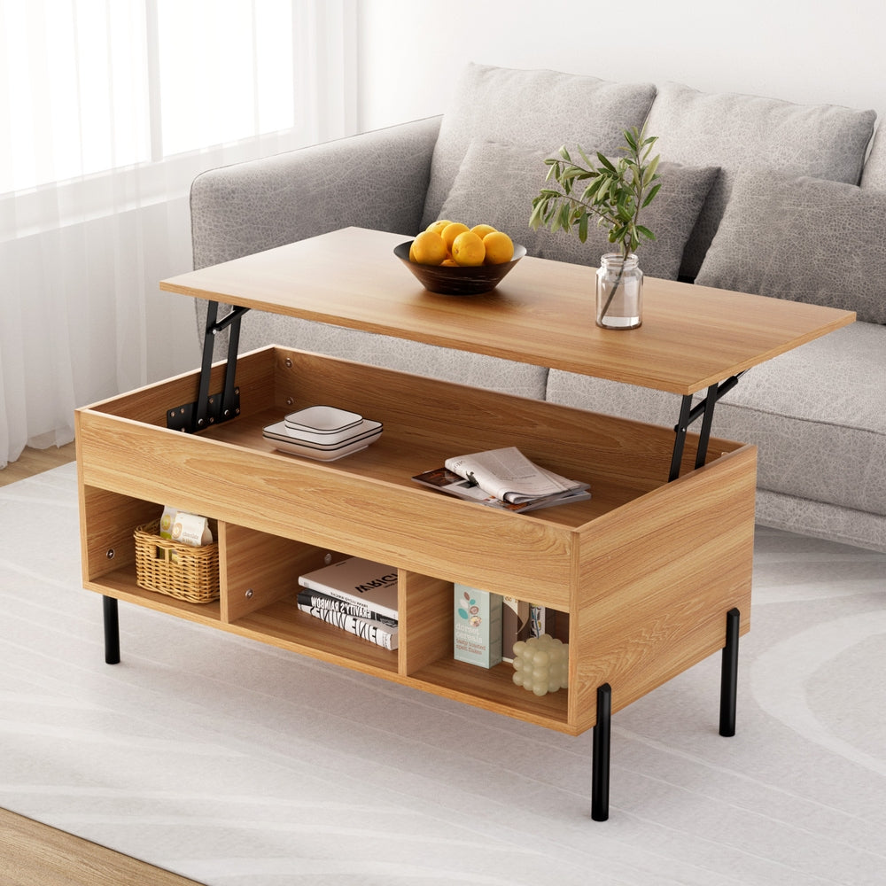 Coffee Table Lift - top Oak