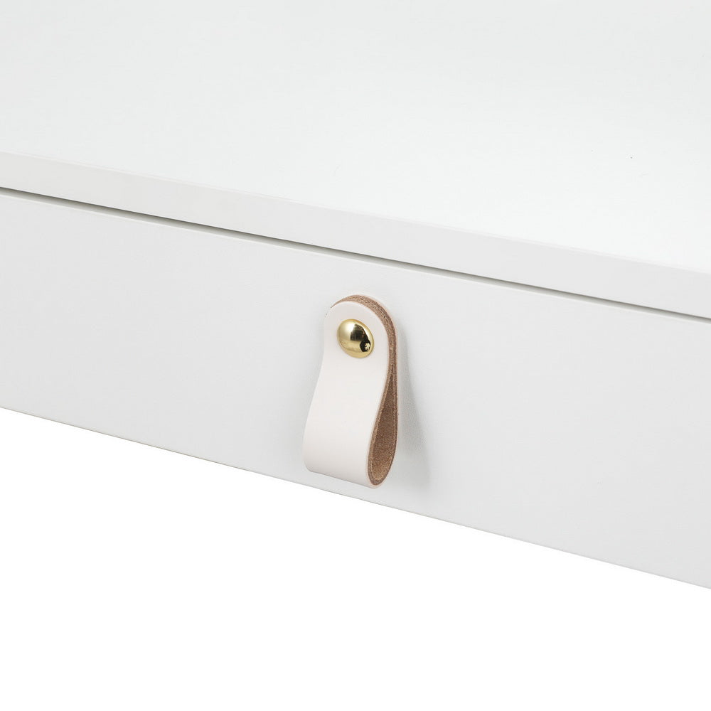 Daphne Floating LED Dressing Table – White – Standard