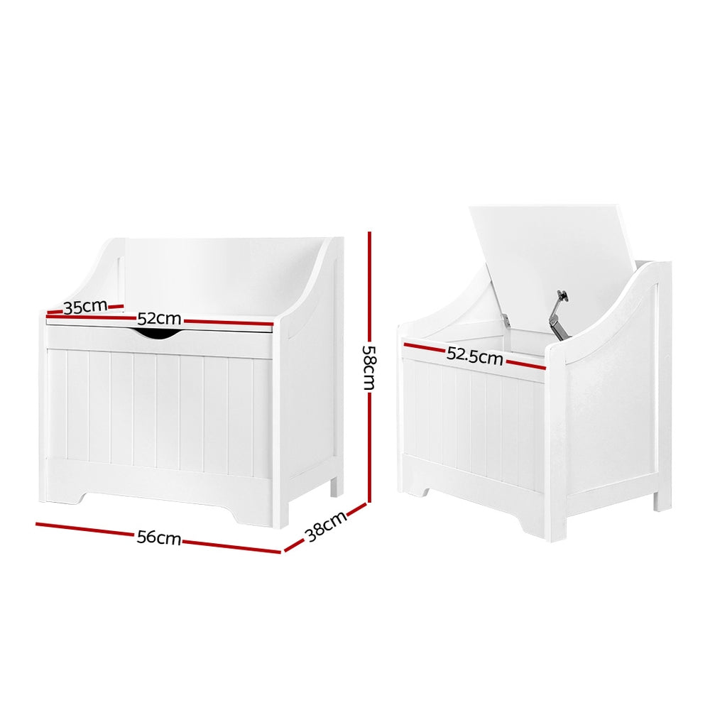 Keiko Kids Storage Box – White – 56 cm