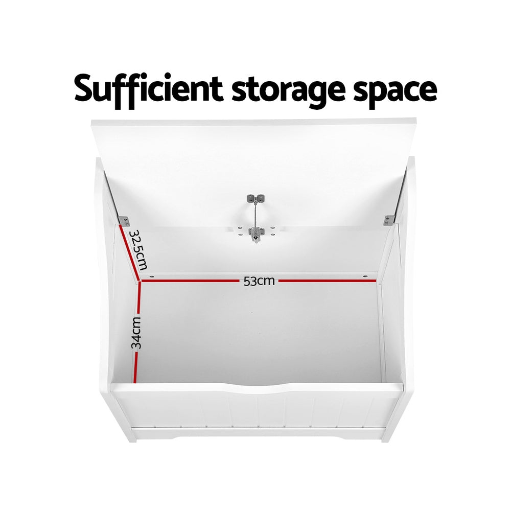 Keiko Kids Storage Box – White – 56 cm