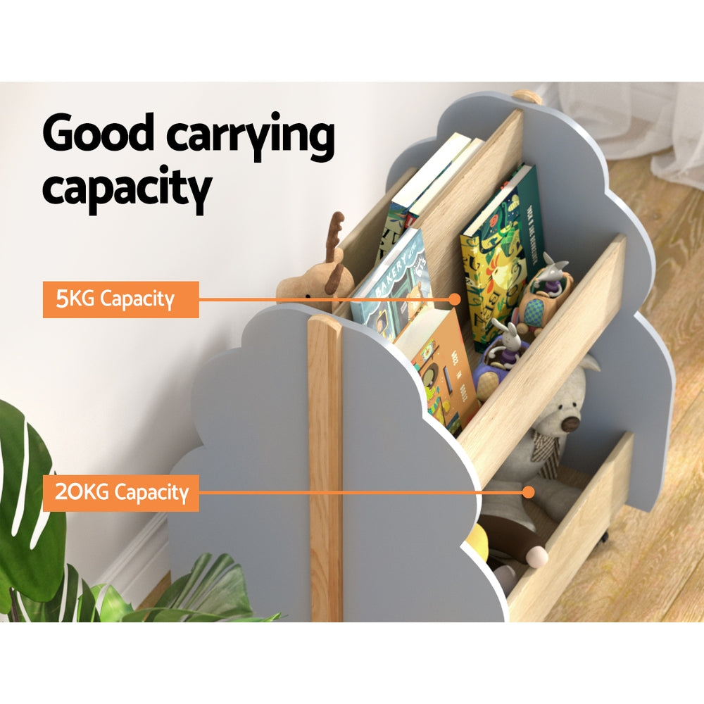 Nara Kids Toy Storage Bookshelf – Multi – Standard