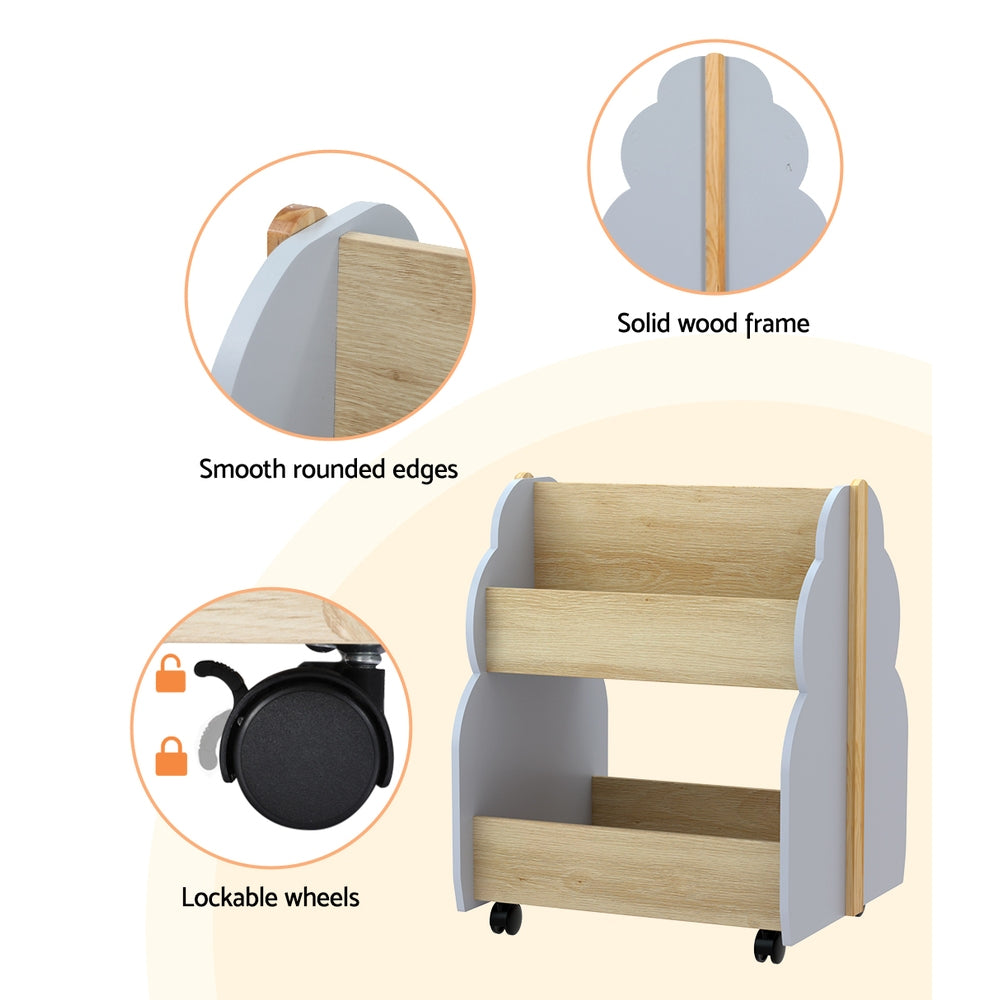 Nara Kids Toy Storage Bookshelf – Multi – Standard