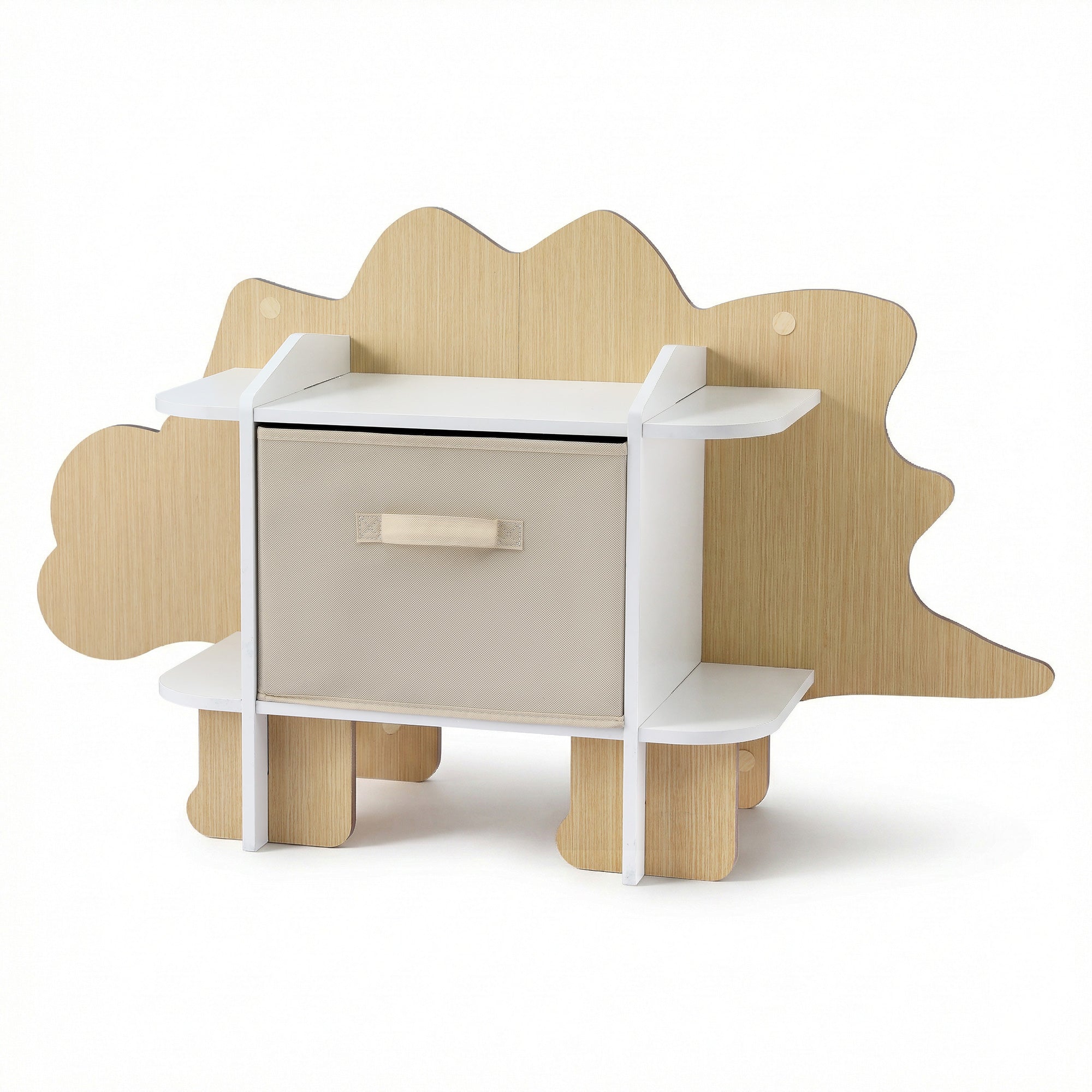 Dino Kids Bookshelf – Green – 56 cm