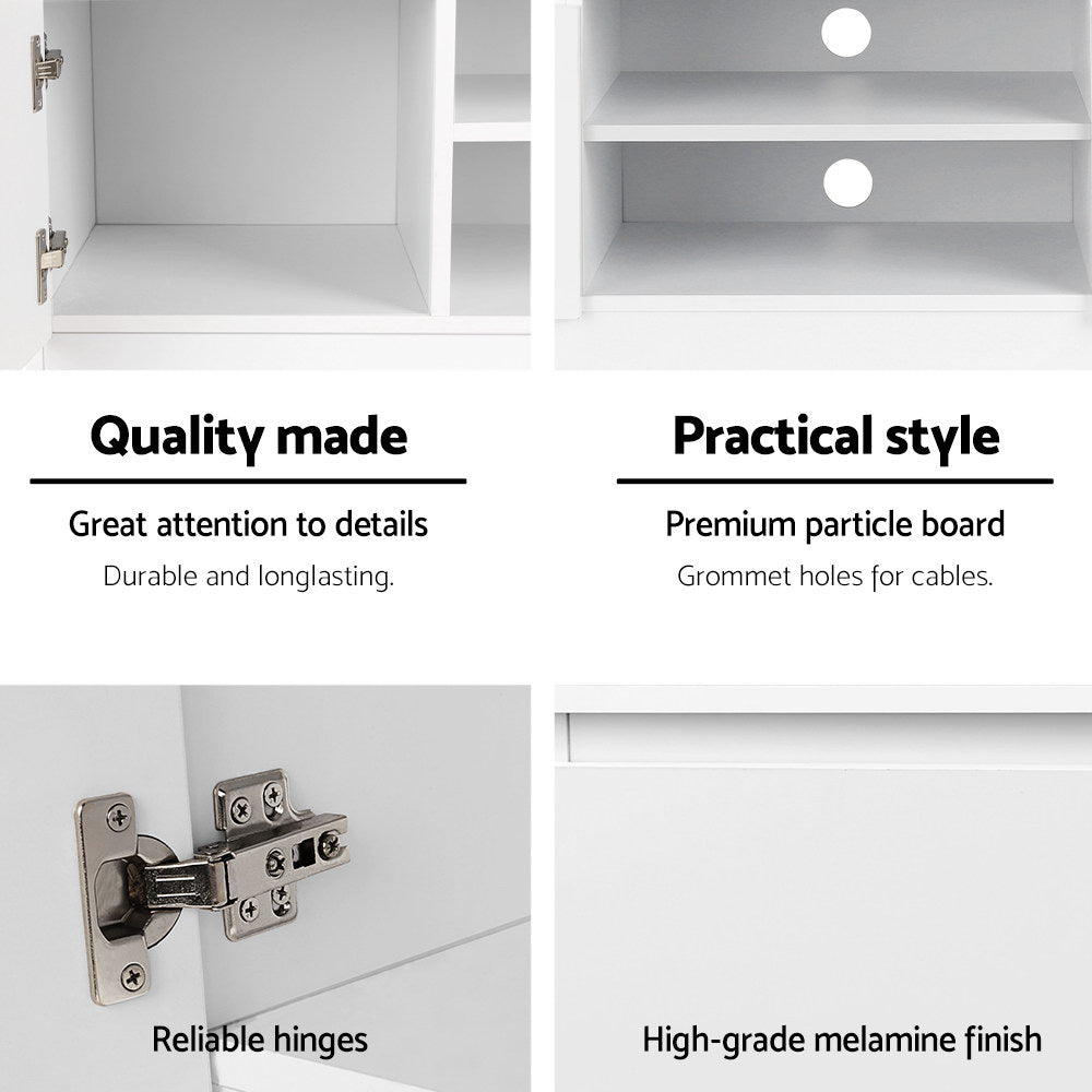 Callan TV Entertainment Unit – White – 120 cm