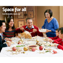 Rectangular Extendable Dining Table - White