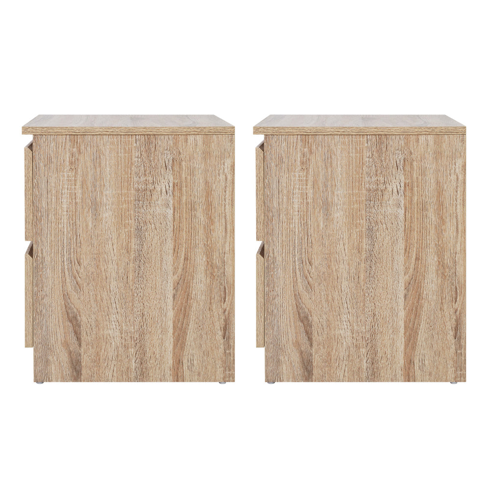 Pepe Bedside Tables – Oak – Set of 2