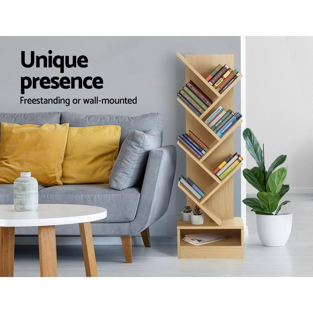 Arbor Tree Bookshelf – Brown / Wood – 7 Tier