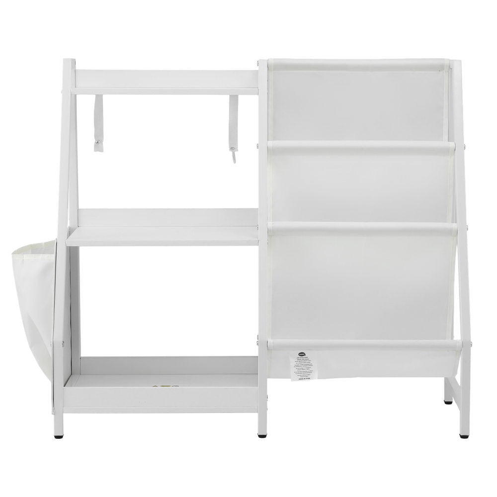Arlo 3-Tier Kids Bookshelf – White – 83 cm