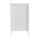 Large Bedside Table Nightstand - White