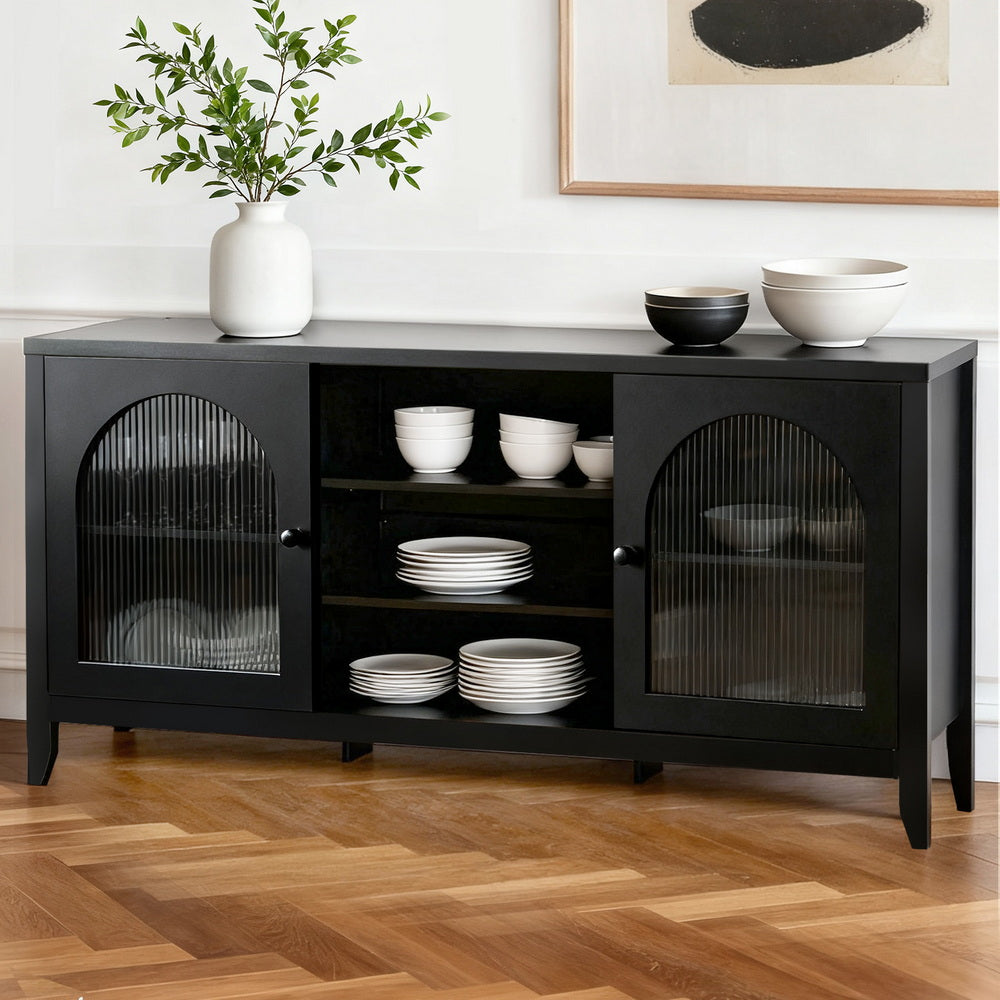 Meridian Buffet Sideboard – Black – 160 cm