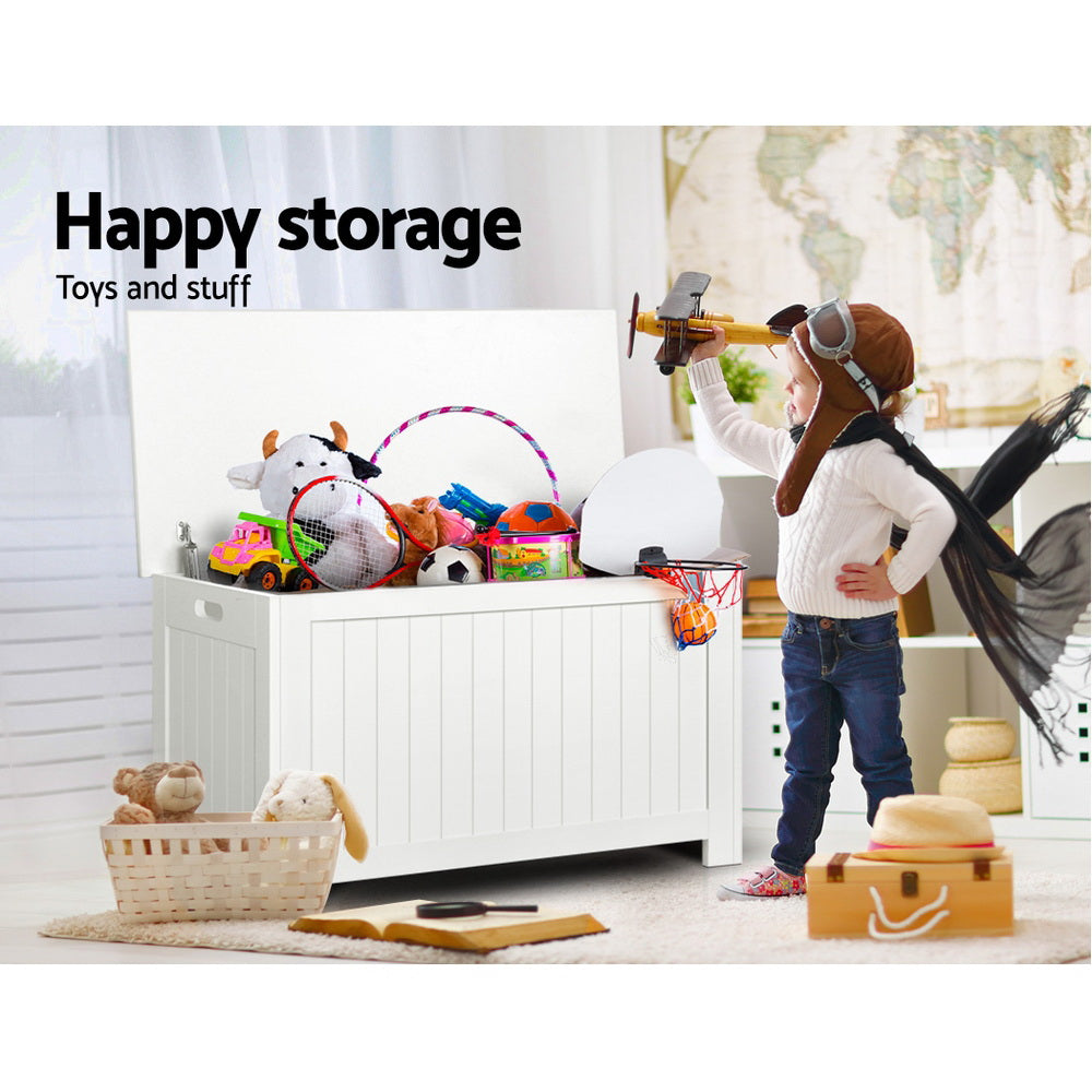 Marley Kids Toy Chest – White – 81 cm