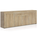 Sideboard Buffet Cabinet – Oak Finish