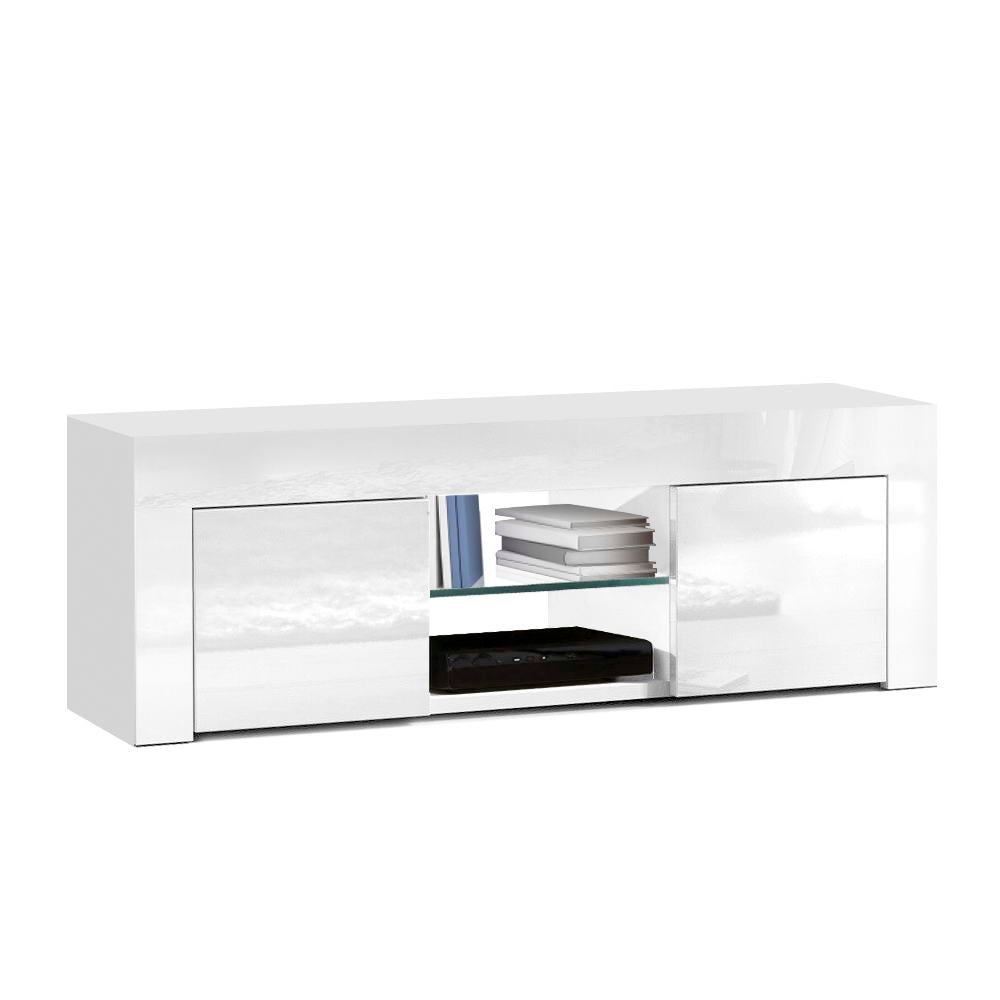 Ivan Entertainment Unit – White – 130 cm
