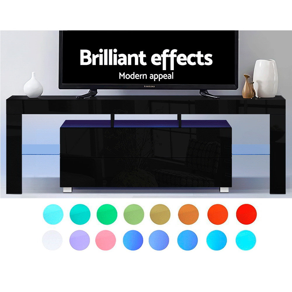 Elo LED TV Cabinet – Black – 160 cm