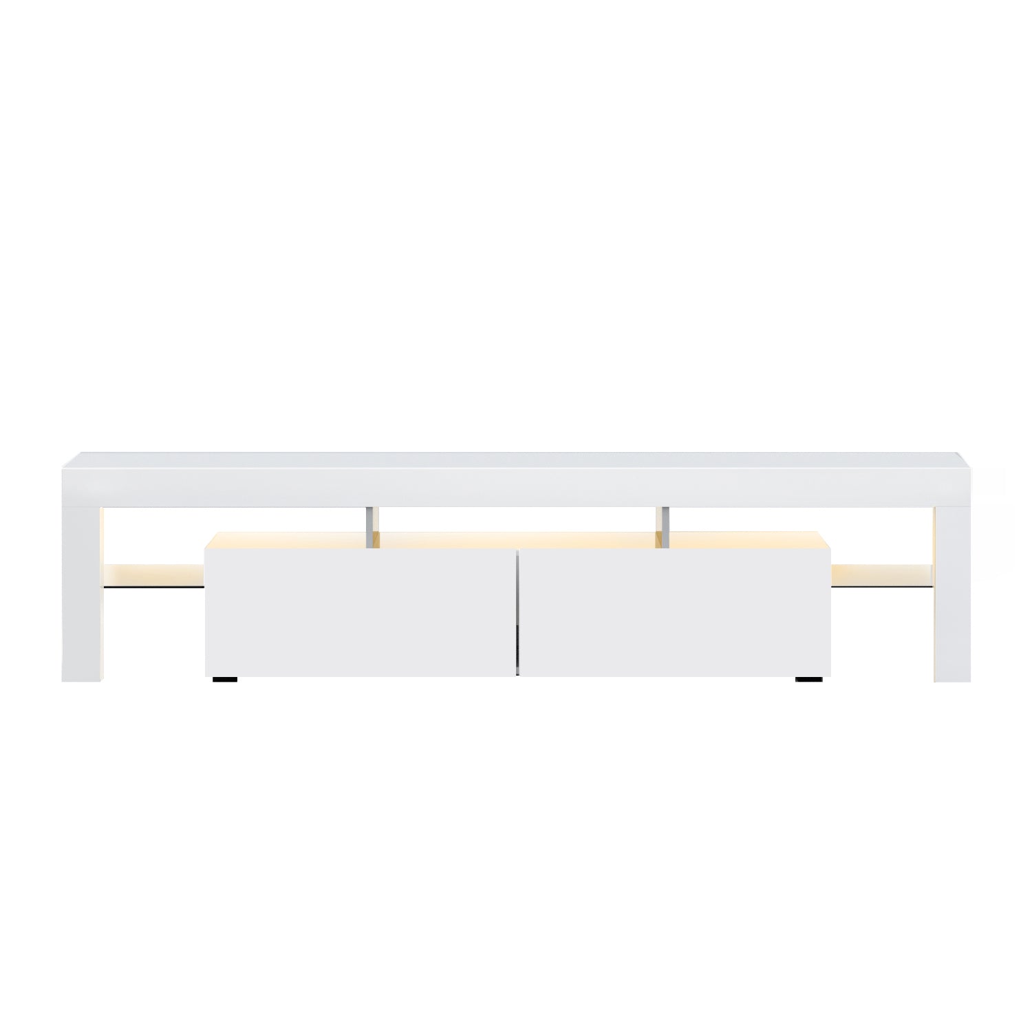 Vega LED Entertainment Unit – White – 189 cm