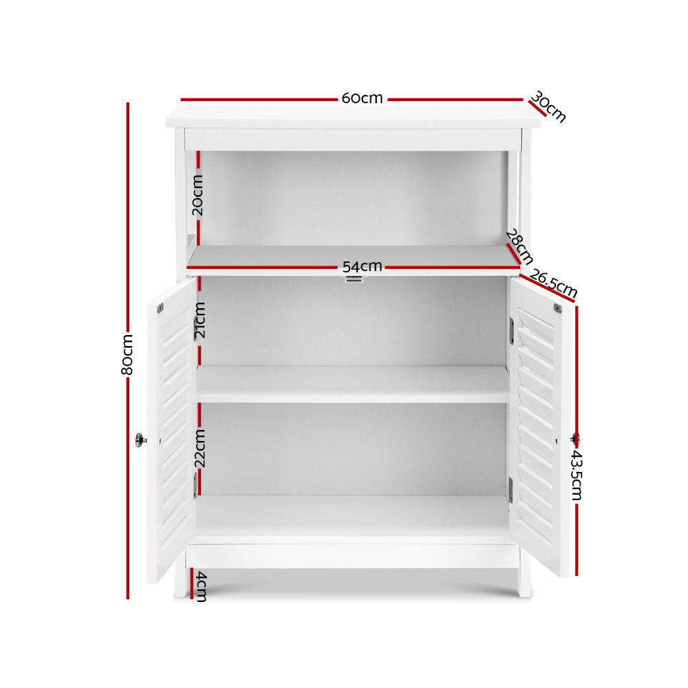 Ivor Buffet Sideboard – White – 60 cm