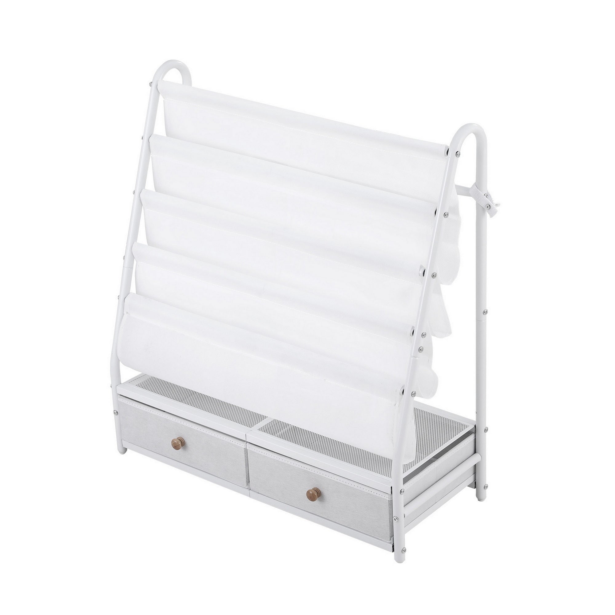 Zara Kids Storage Bookshelf – White – 70 cm