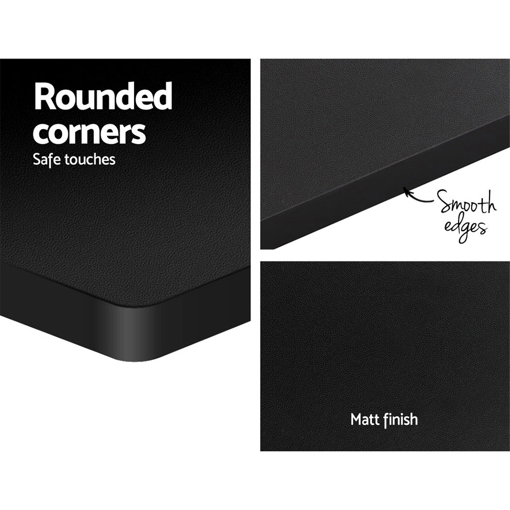 Alderon Electric Sit Stand Desk – Black – 140 cm