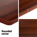 Motorised Standing Desk – Dual Motor, Walnut 120cm