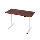Motorised Standing Desk – Dual Motor, Walnut Look 120cm