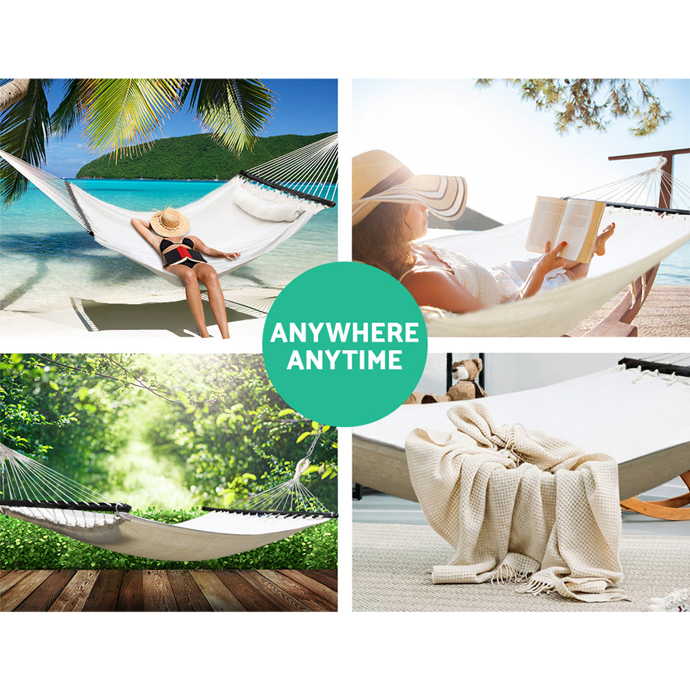 Hudson Double Hammock Bed – Cream