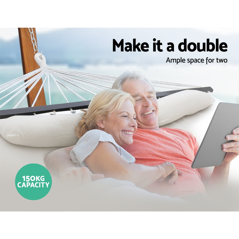 Hudson Double Hammock Bed – Cream