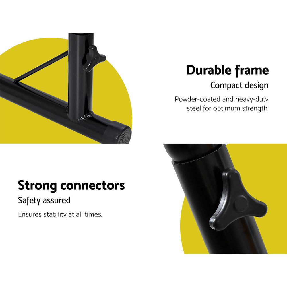 Serano Hanging Hammock Chair with Stand – Grey – Outdoor