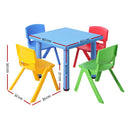 5 PCS Kids Table and Chairs Set