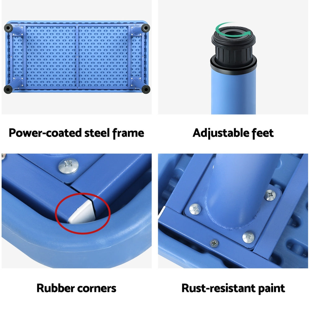 Meridian Kids Table and Chair Set – Blue – Set of 9