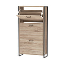 Adjustable Shoe Rack Cabinet – Holds up to 24 Pairs