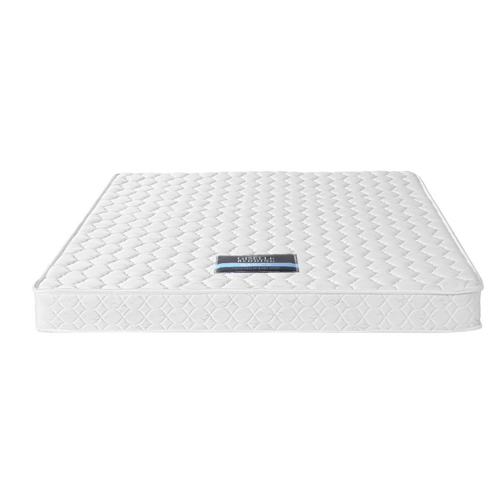 CozyNest Pocket Spring Mattress – White – King Single