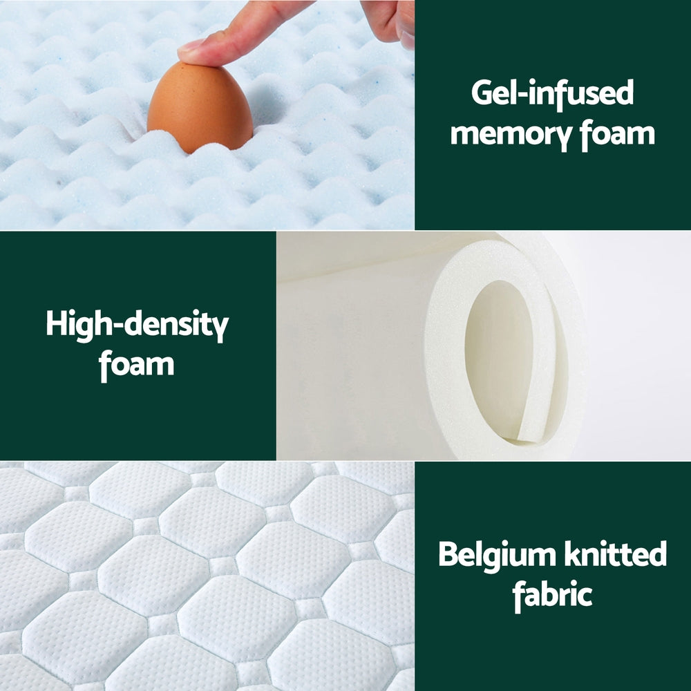 SleepCraft Gel Foam Mattress – Medium – Queen