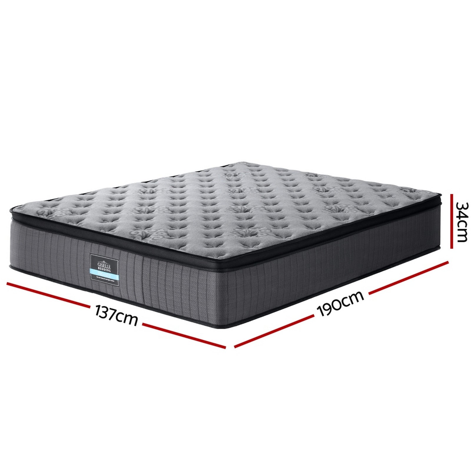 Easton Euro Top Mattress – Medium – Double