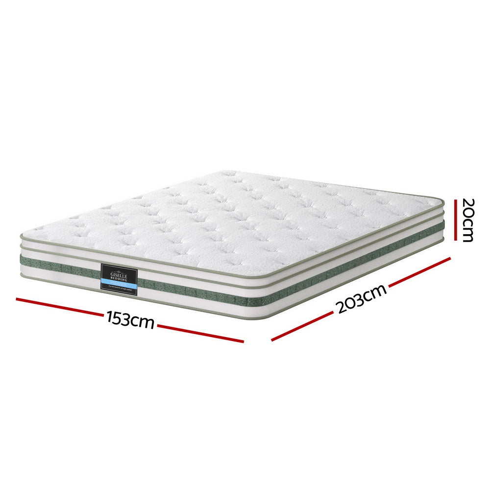 Lullaby Euro Top Mattress – White – Queen