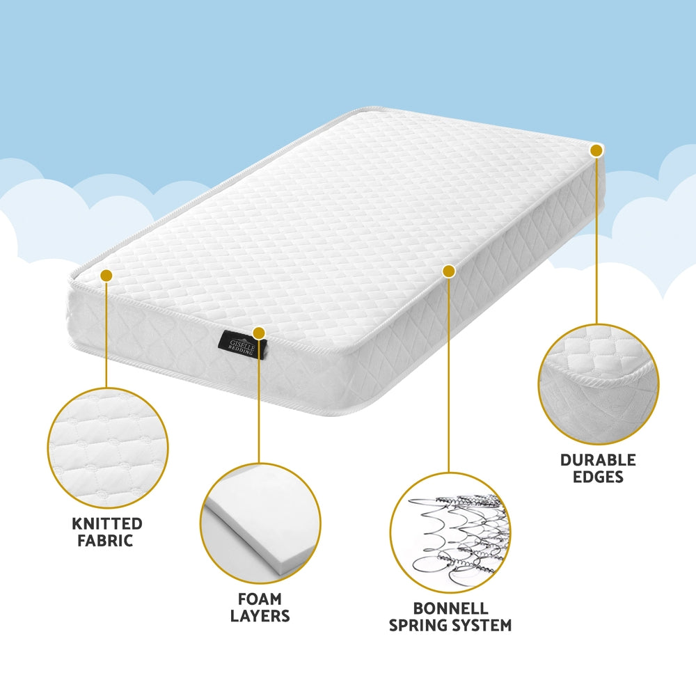 Nurture Baby Cot Mattress – White – Kids