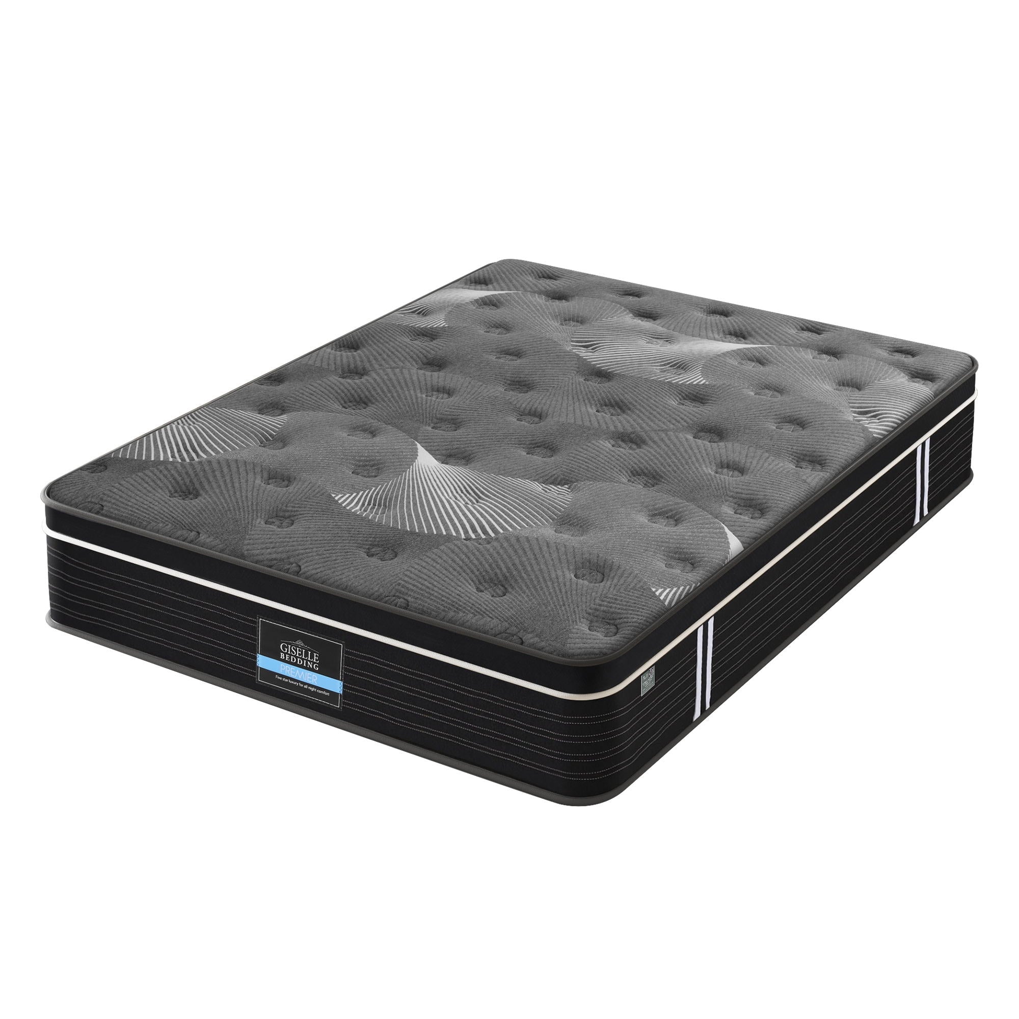 Nova Euro Top Mattress – Black – Double