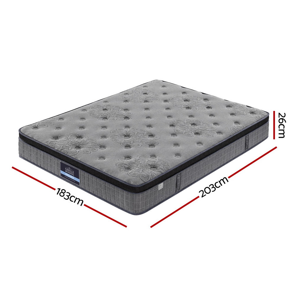 Lullaby Euro Top Mattress – White – King