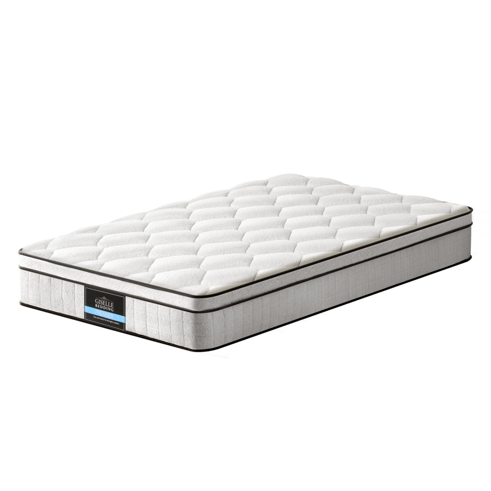 Nocturne Euro Top Mattress – White – King Single