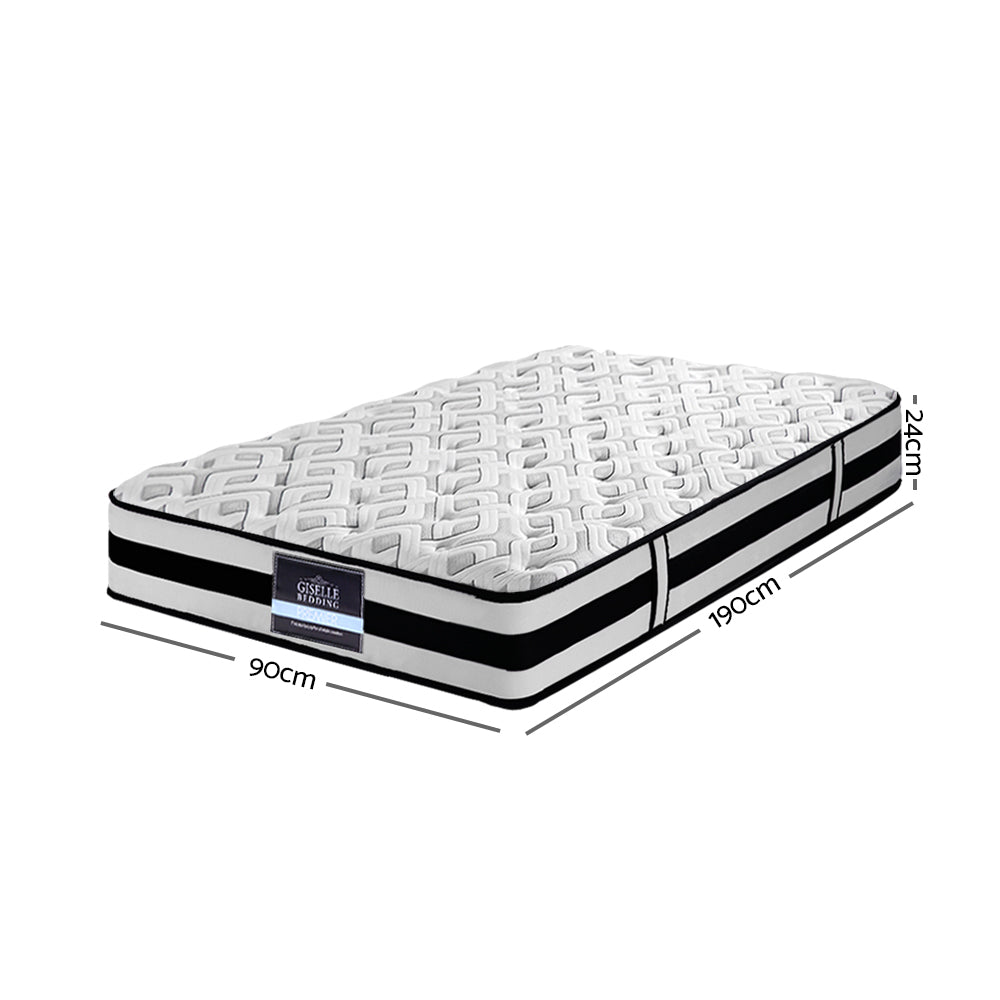 Pinnacle Super Firm Single Mattress – 24 cm