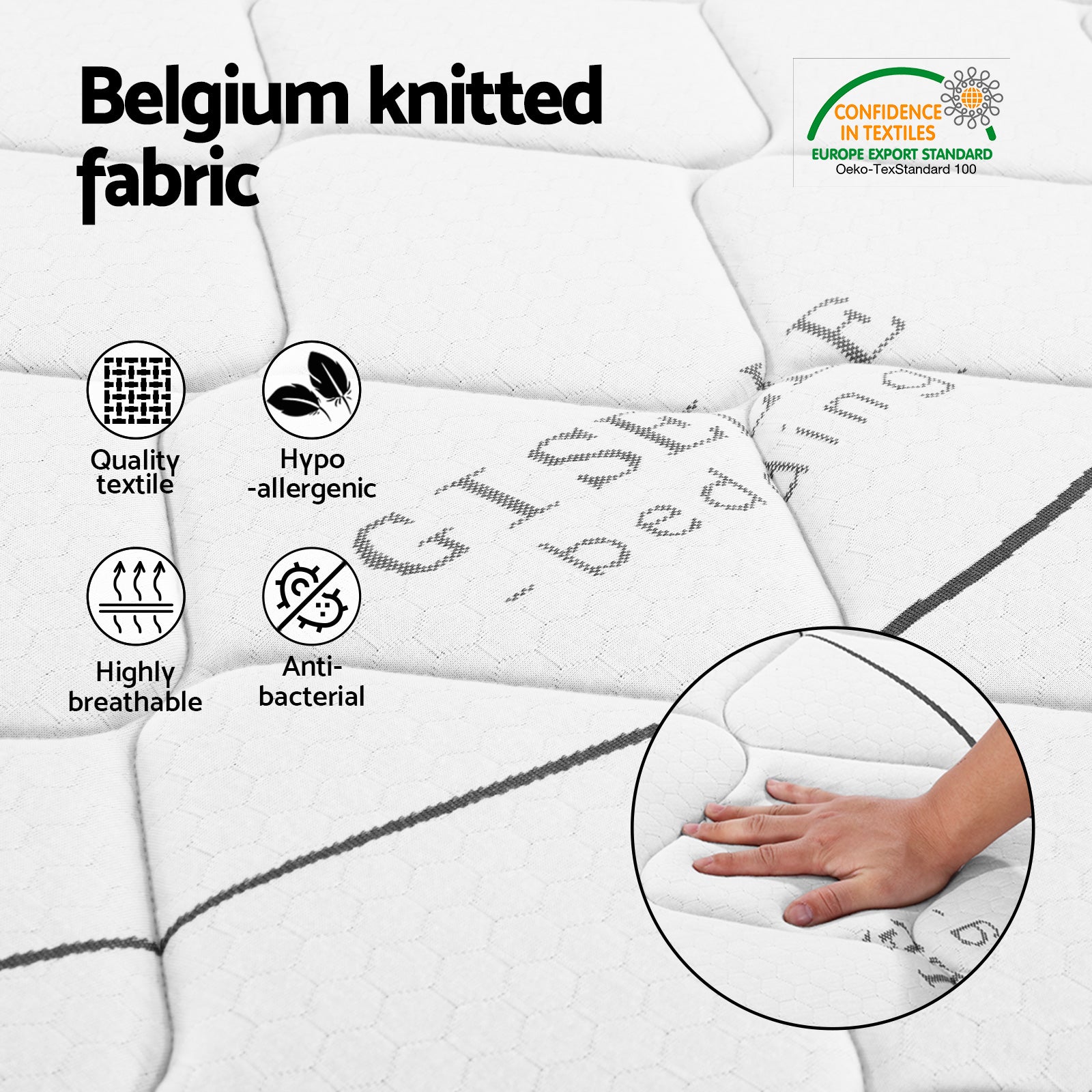 VelvetRest Pocket Spring Mattress – Medium – Double