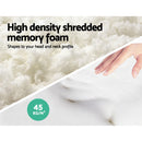 Memory Foam Pillow - 19cm Thick - Twin Pack
