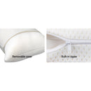 Memory Foam Pillow - 19cm Thick - Twin Pack