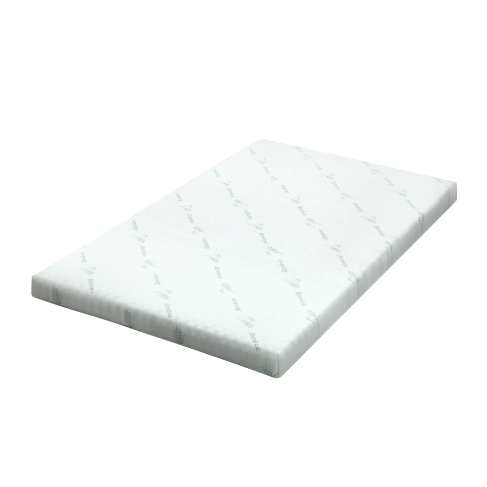 Halston Gel Foam Mattress Topper – White – King Single