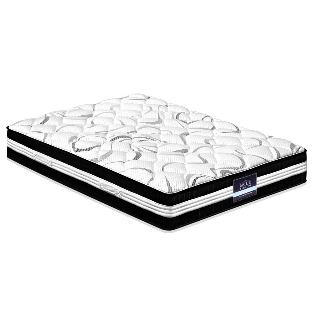 Serano Euro Top Pocket Spring Mattress – White – Queen