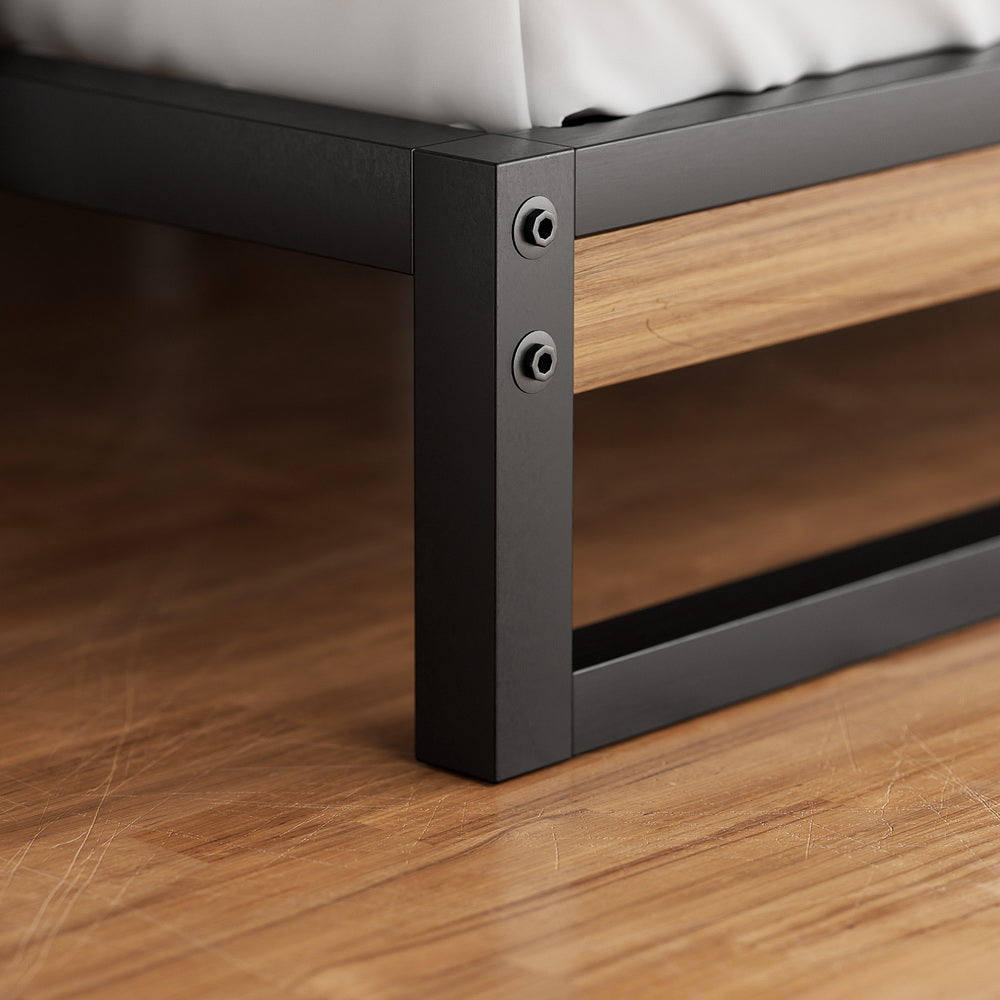 Dane Metal Bed Frame – Black – Queen
