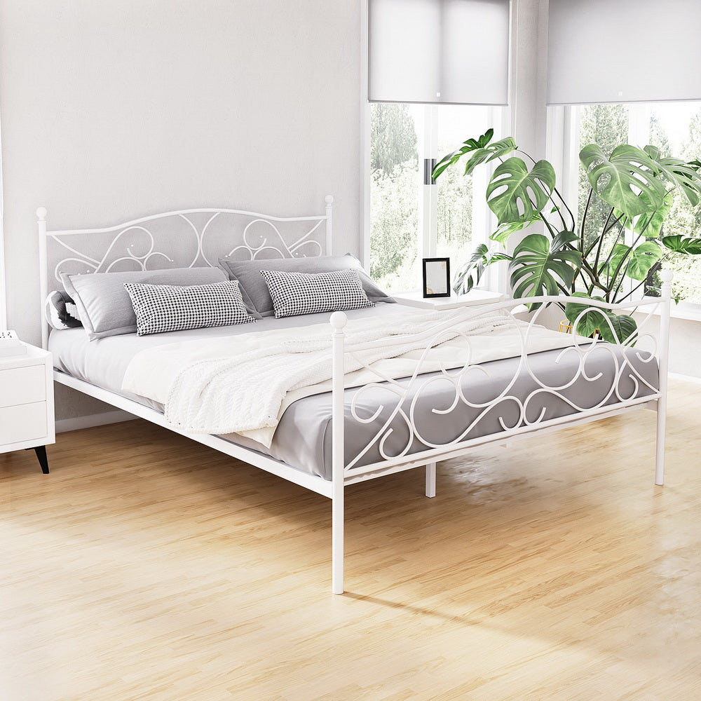 Bed Frame Metal Bed Frame GROA – Queen