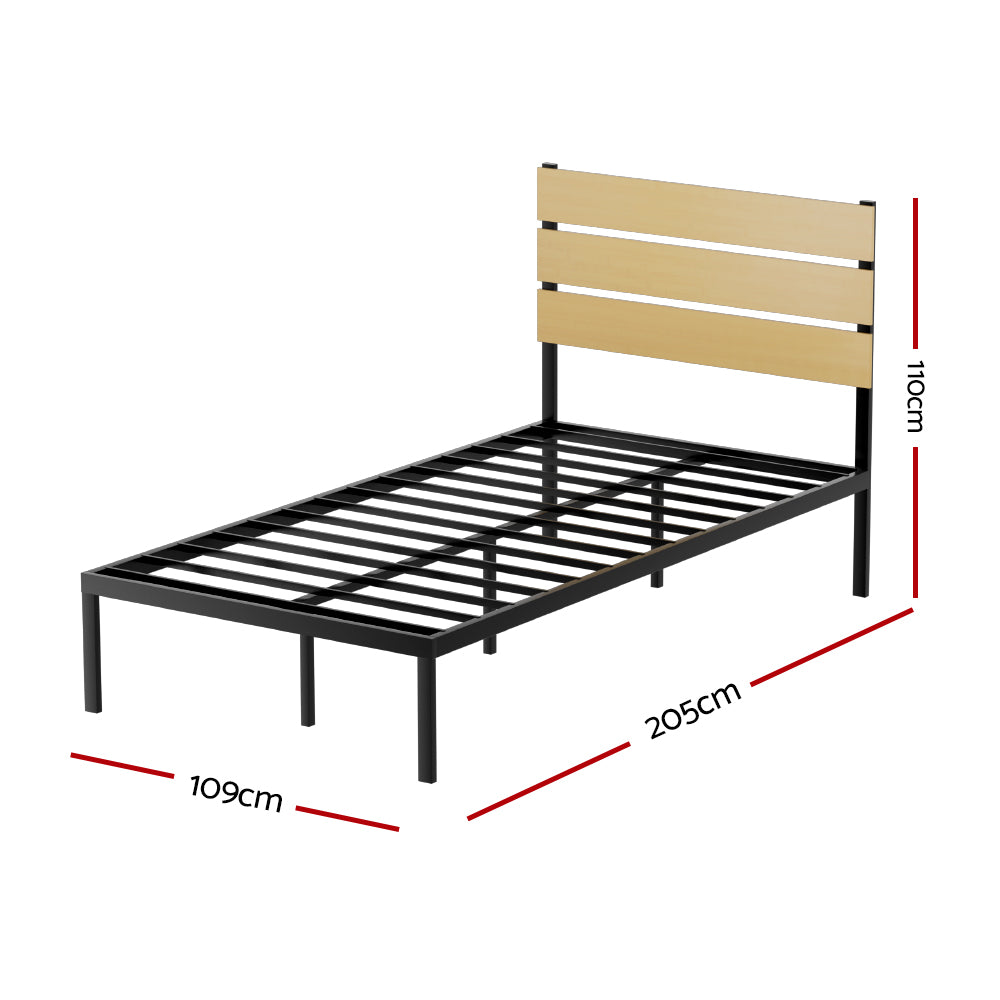 Field Bed Base – Black – King Single
