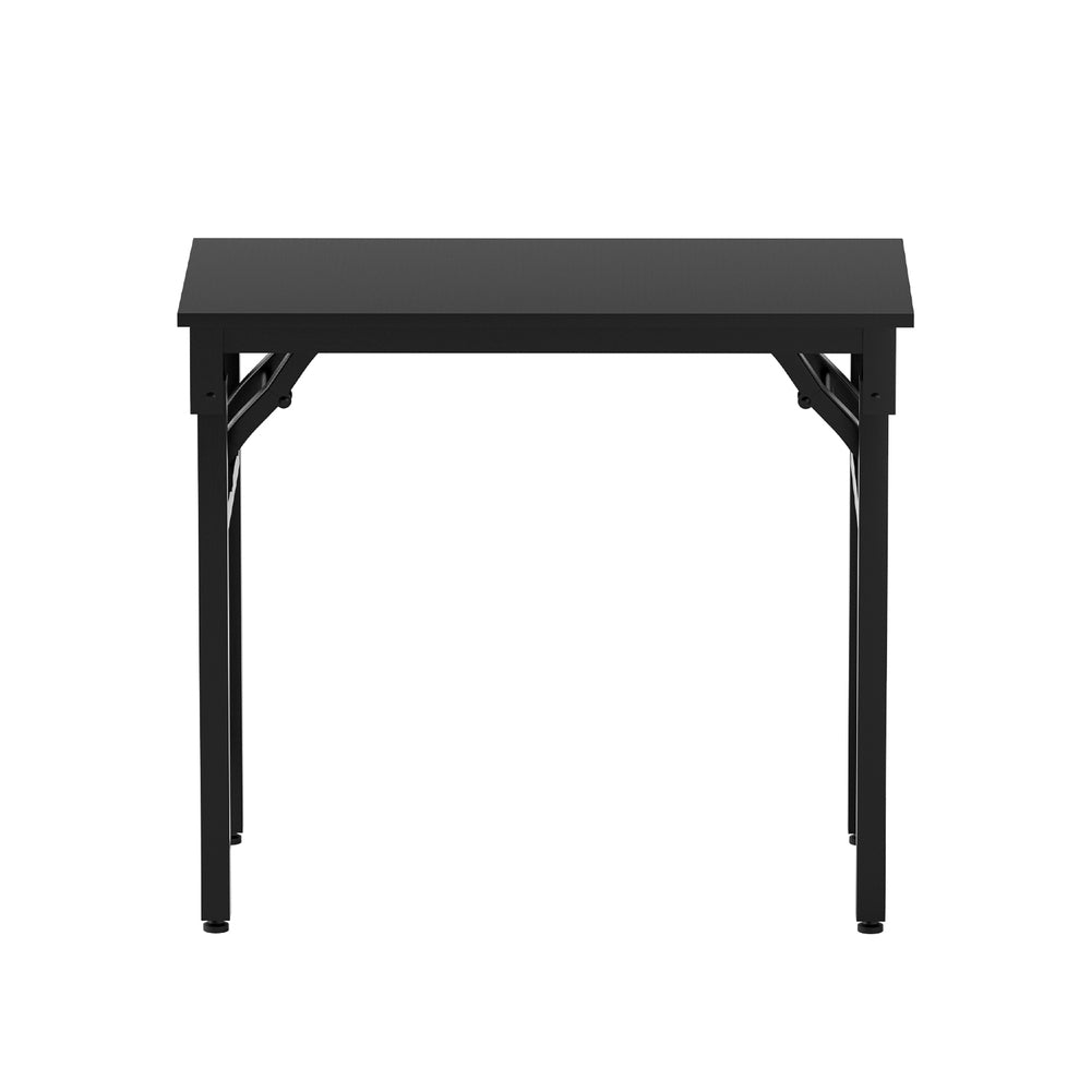 Nara Foldable Computer Desk – Black – 80 cm