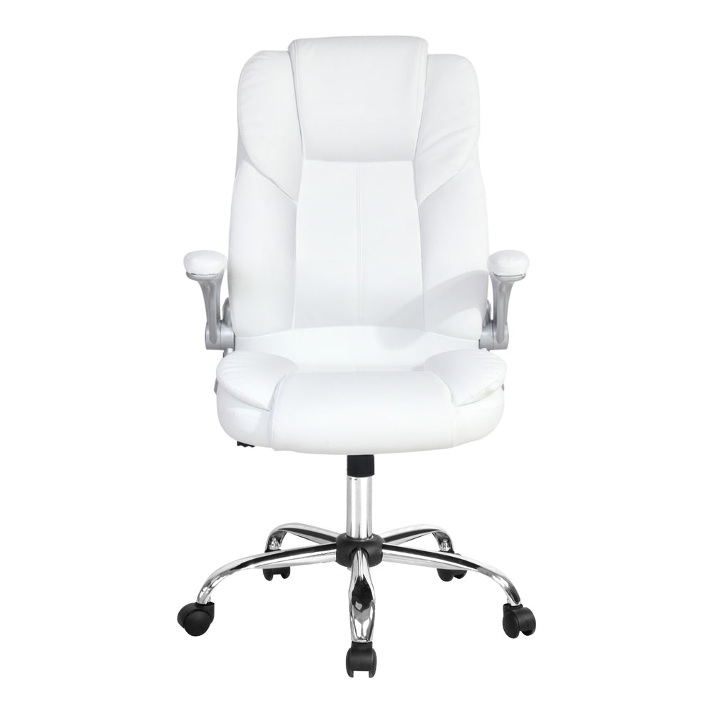 Marston Massage Office Chair – White – 8 Point