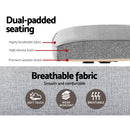 Fabric Computer Office Chair - Grey